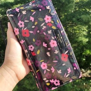 πΈKate Spade Large Floral Neda Zip Around Wallet